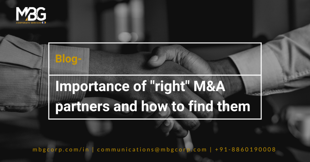 Importance of “the right” M&A partners and how to find them