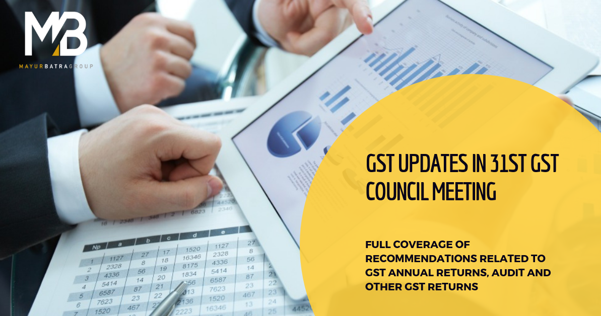 GST Updates in 31st Council Meeting