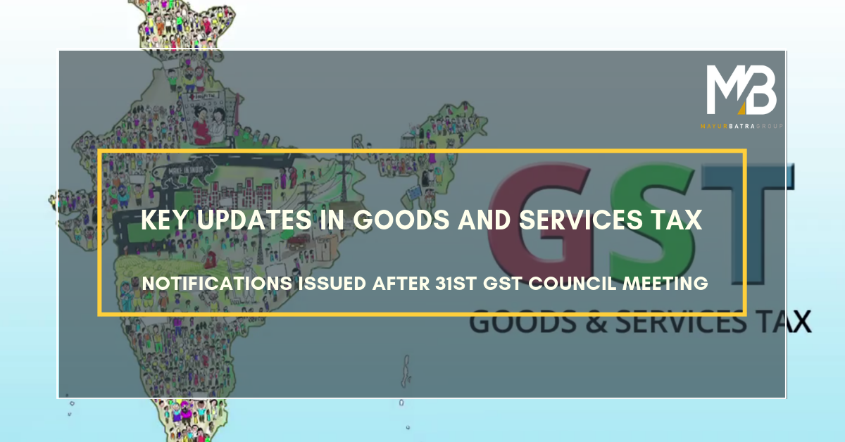 Updates in GST