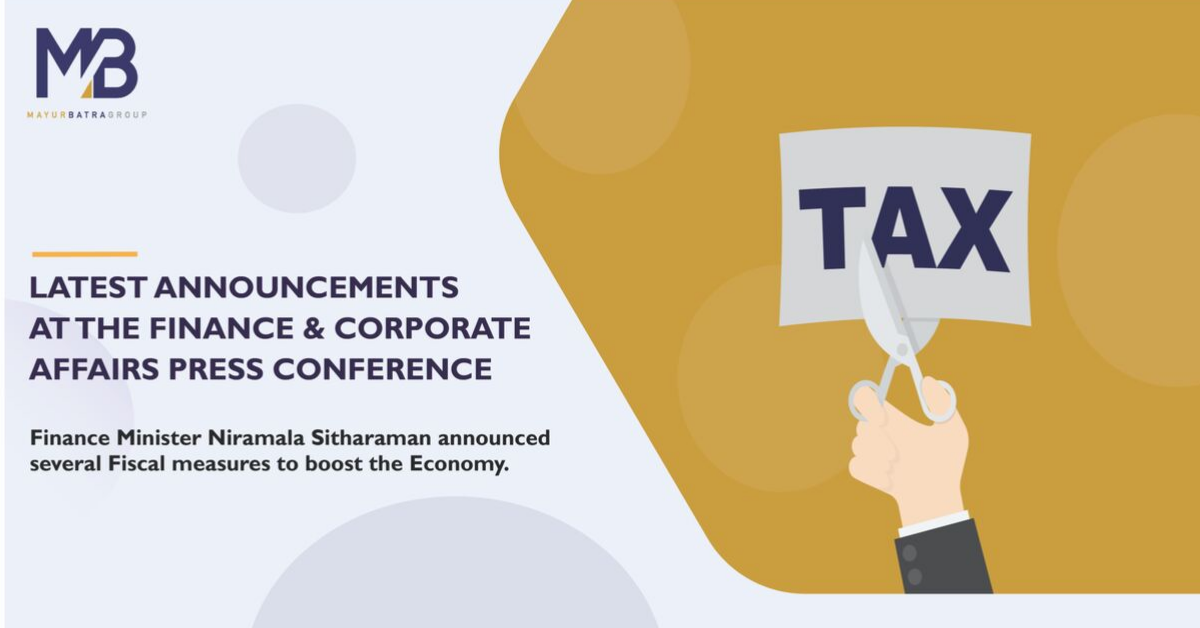 Latest Announcements at the Finance & Corporate affairs Press Conference
