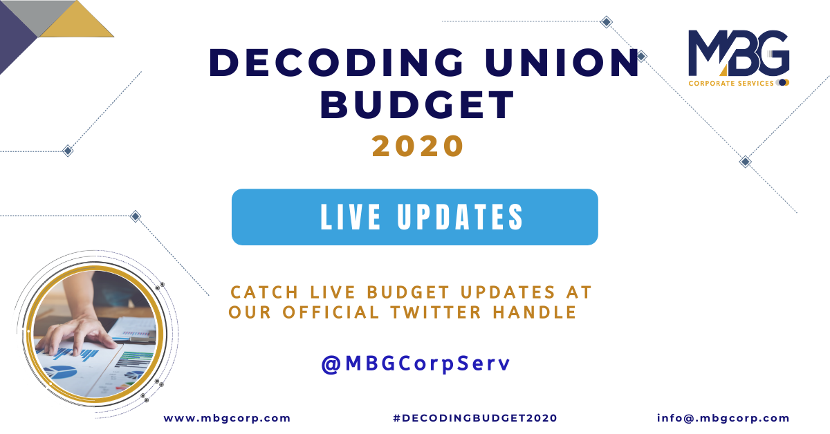 Decoding Union Budget 2020