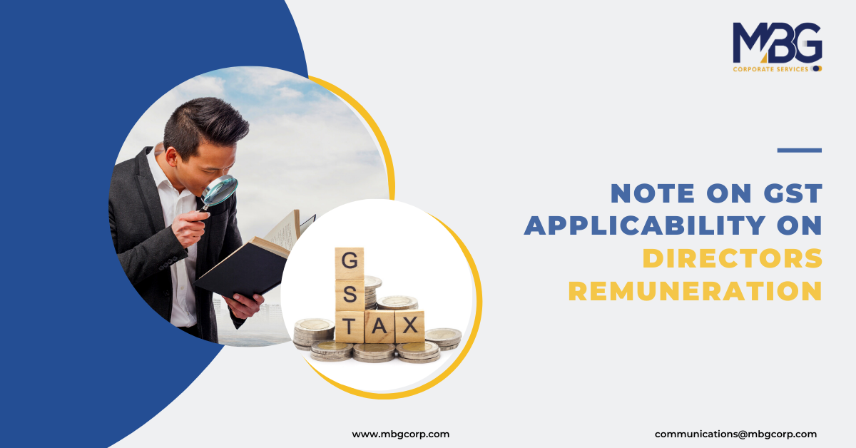 GST Applicability on Directors Remuneration
