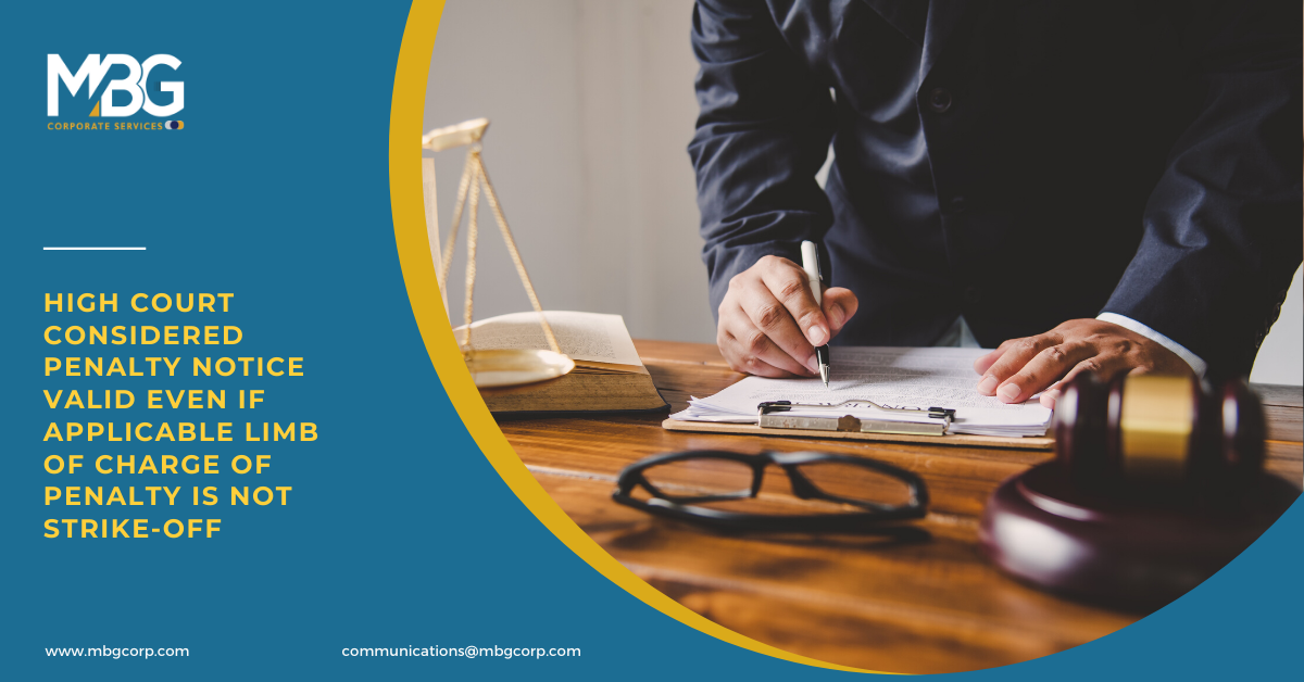 High Court Considered Penalty Notice Valid